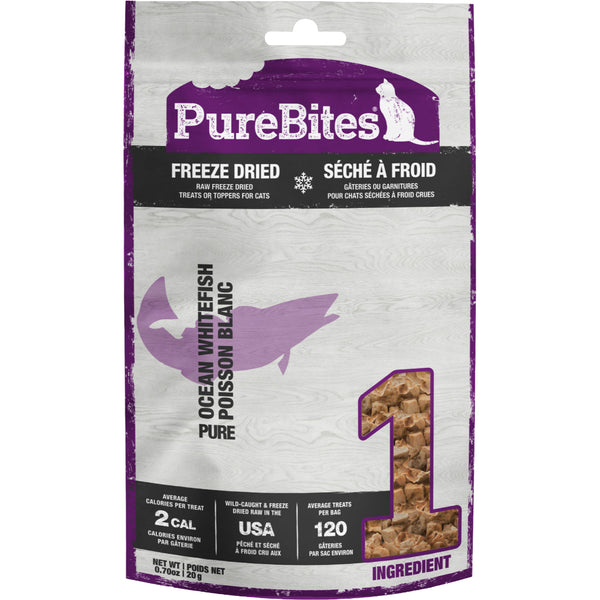 PureBites Ocean Whitefish 20GM | Cat