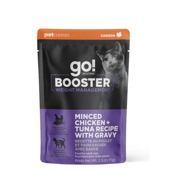 GO! Weight Management Minced Chicken + Tuna 2.5OZ | Cat