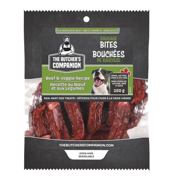 Butchers Companion Sausage Bites Beef & Veg Recipe 150GM