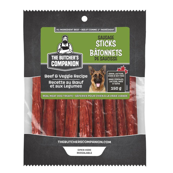 Butchers Companion Sausage Sticks Beef & Veg Recipe 150GM