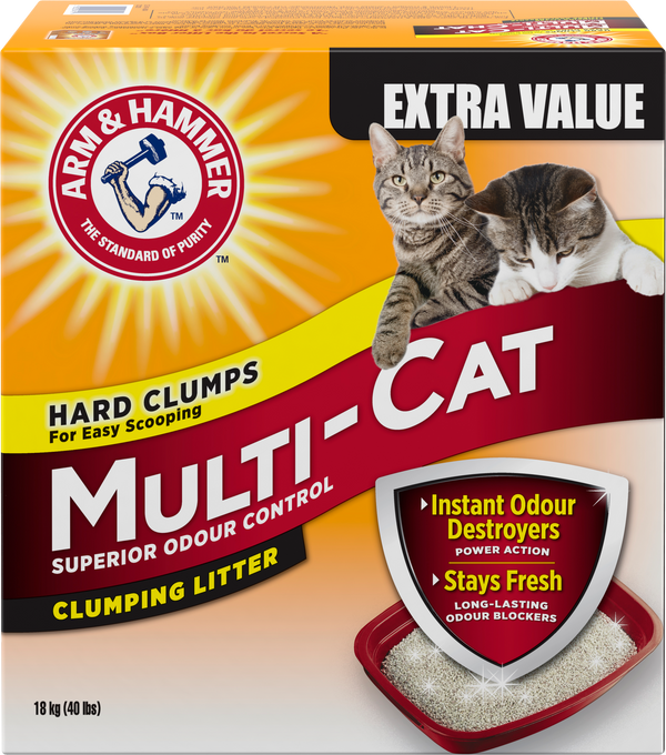 A&H Multi-Cat Clumping Litter 18KG | Cat
