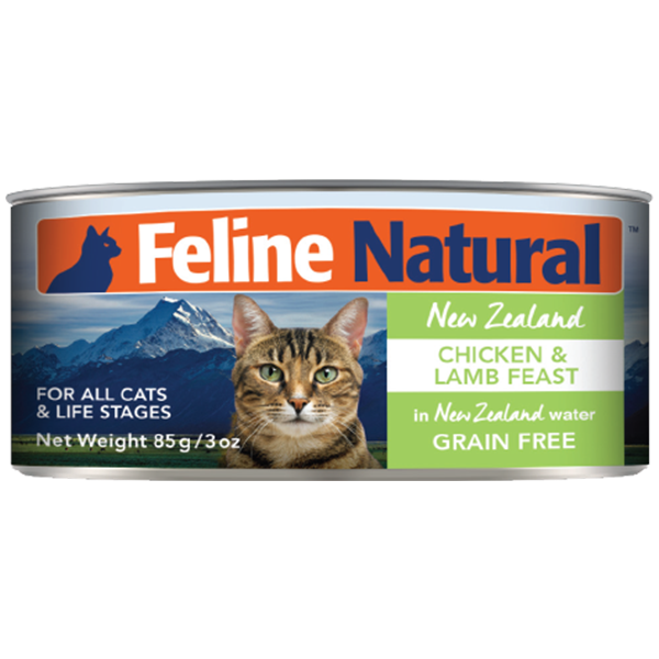 Feline Natural Cat Chicken & Lamb 24/3oz Cans