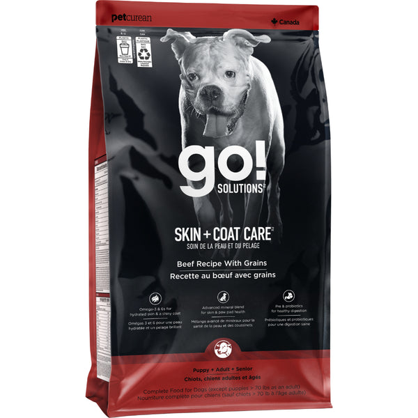 GO! Solutions Skin & Coat Beef Recipe 22LB