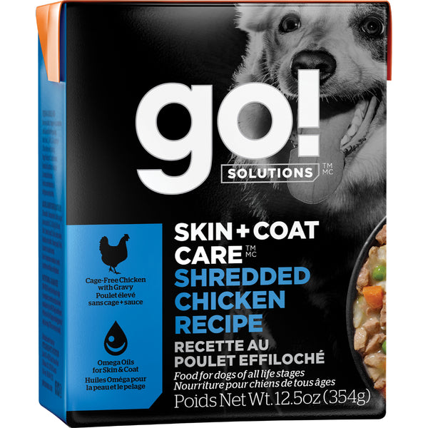 GO! Skin & Coat Shredded Chicken 12.5OZ