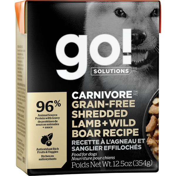 GO! Carnivore Shredded Lamb & Boar 12.5OZ