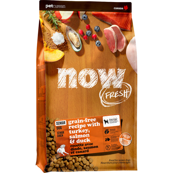NOW Turkey Salmon & Duck Senior 12LB