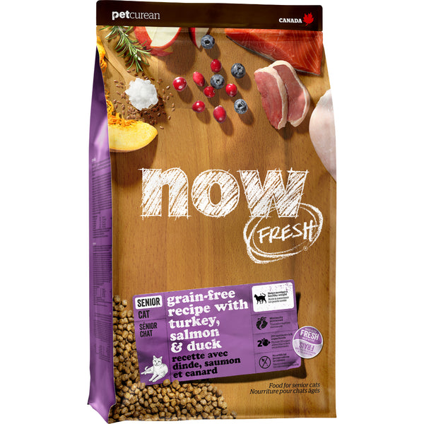 NOW Turkey Salmon & Duck Senior 16LB | Cat