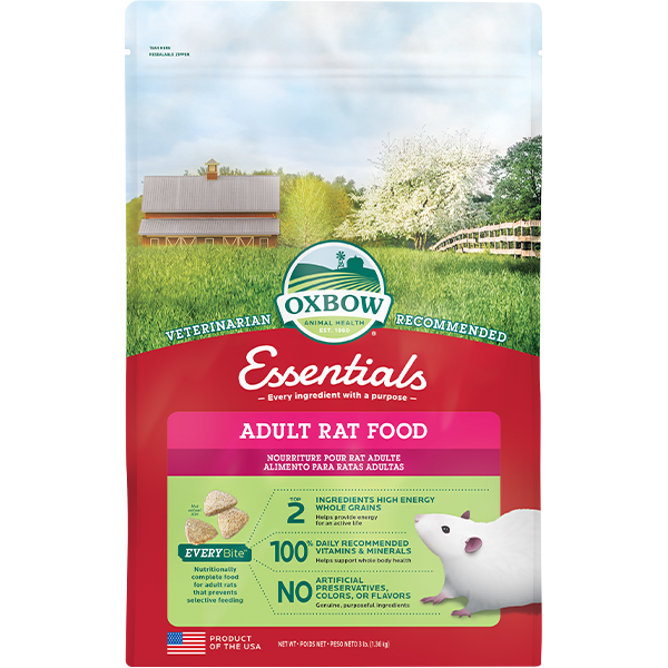 Oxbow Essentials Adult Rat Food 3 lb