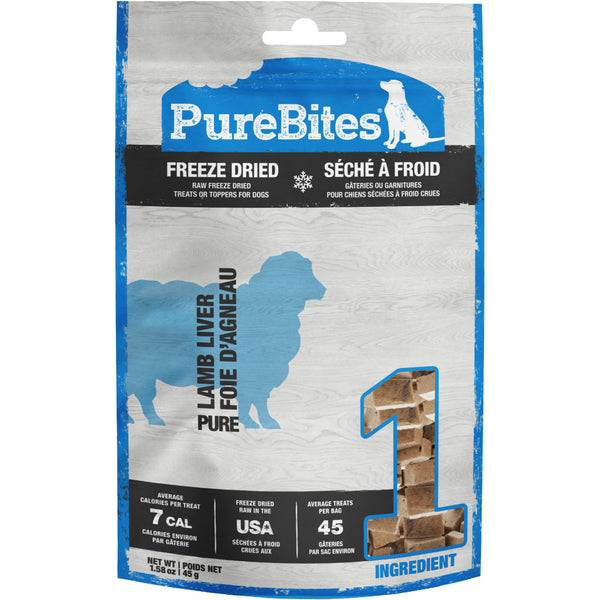 PureBites Lamb Liver 45GM | Dog