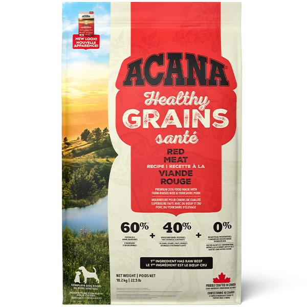 ACANA Dog Healthy Grains Ranch-Raised Red Meat 10.2kg