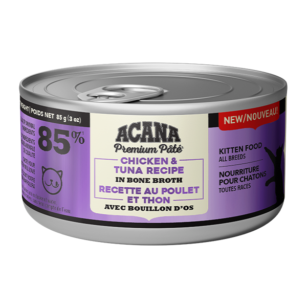 ACANA Cat Premium Pate Chk&Tuna in Bone Broth Kitten 24/85g