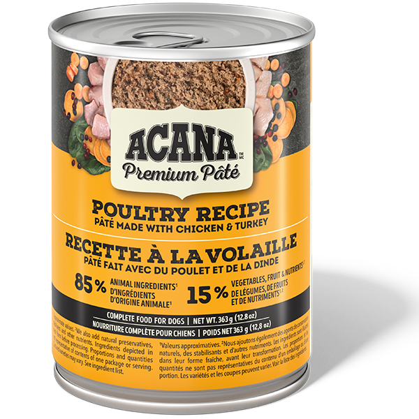ACANA Dog Premium Pate Poultry 12/363g