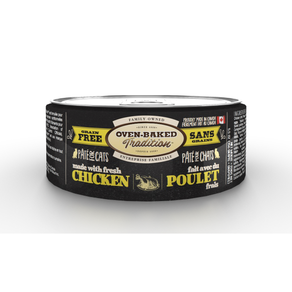 Oven-Baked Tradition Cat GF Adult Chicken Pate 24/5.5 oz