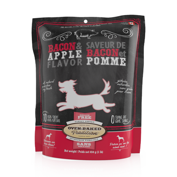 Oven-Baked Tradition Dog Treats GF Bacon 16 oz