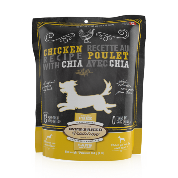 Oven-Baked Tradition Dog Treats GF Chicken 16 oz