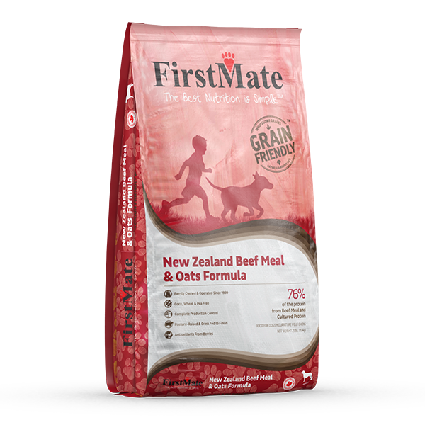 FirstMate Dog Gfriendly New Zealand Beef & Oats 25 lb