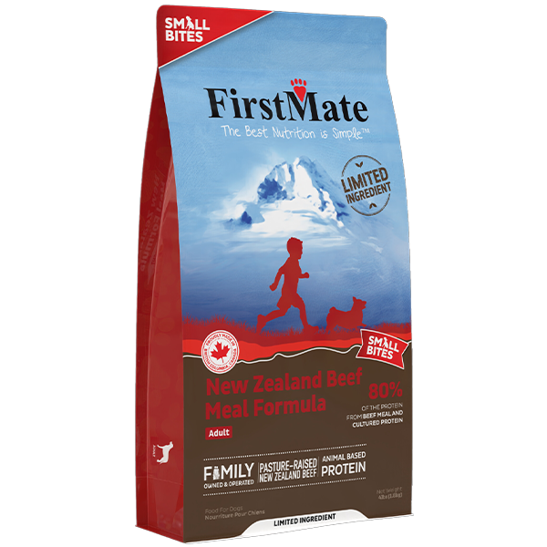 FirstMate Dog LID GF New Zealand Beef Small Bites 4 lb