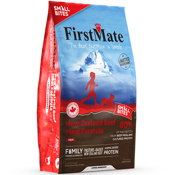 FirstMate Dog LID GF New Zealand Beef Small Bites 12 lb