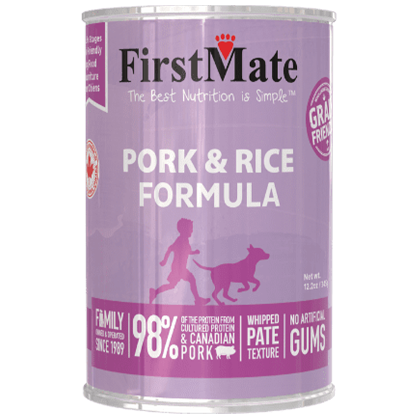 FirstMate Dog GFriendly Pork w/Rice 12/12.2 oz