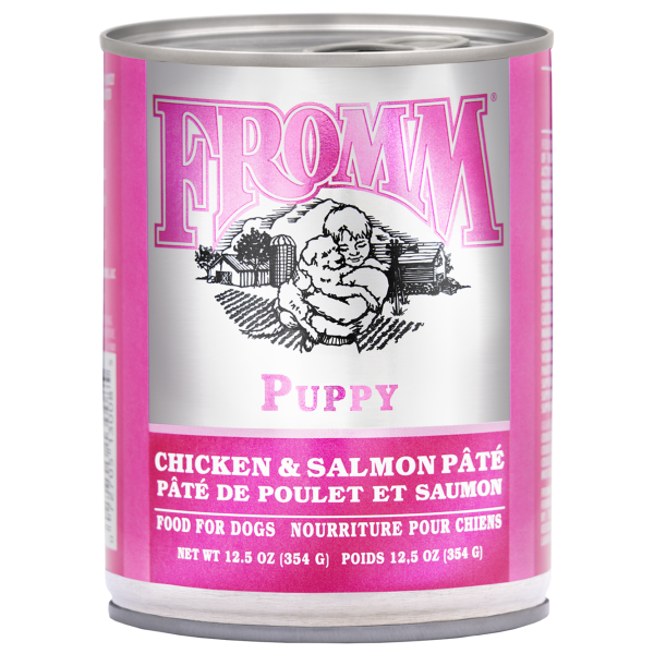Fromm Dog Classic Puppy Chicken & Salmon Pate 12/12.5 oz