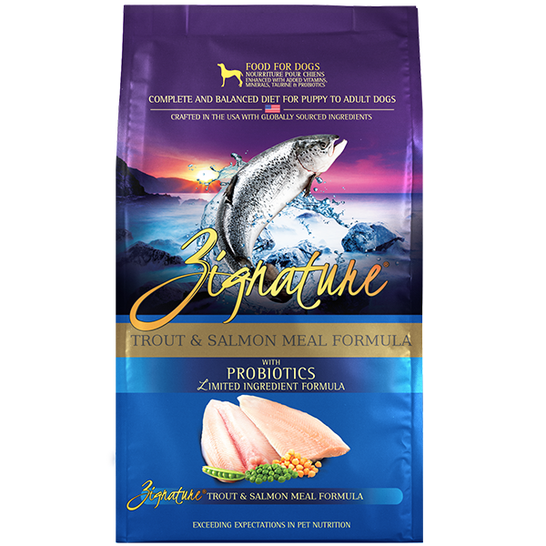 Zignature Dog LID Trout & Salmon 25 lb