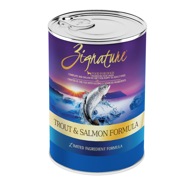 Zignature Dog LID Trout & Salmon 12/13 oz