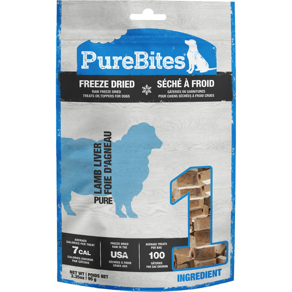 PureBites Lamb Liver 95GM | Dog