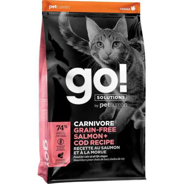 GO! GF Carnivore Salmon & Cod 8LB | Cat