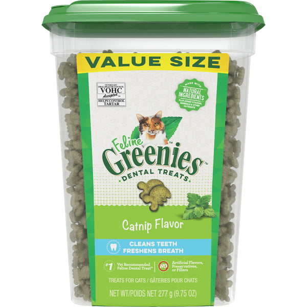 Greenies Dental Treat Catnip 9.75OZ | Cat