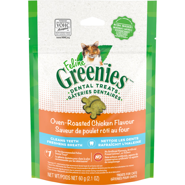 Greenies Dental Treat Chicken 2.1OZ | Cat