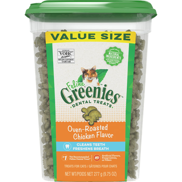 Greenies Dental Treat Chicken 9.75OZ | Cat