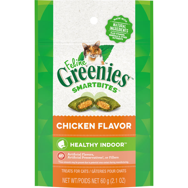 Greenies Smartbites Healthy Indoor Chicken 2.1OZ | Cat