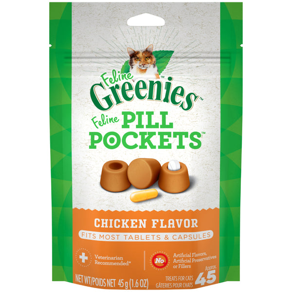 Greenies Pill Pockets Chicken 1.6OZ | Cat