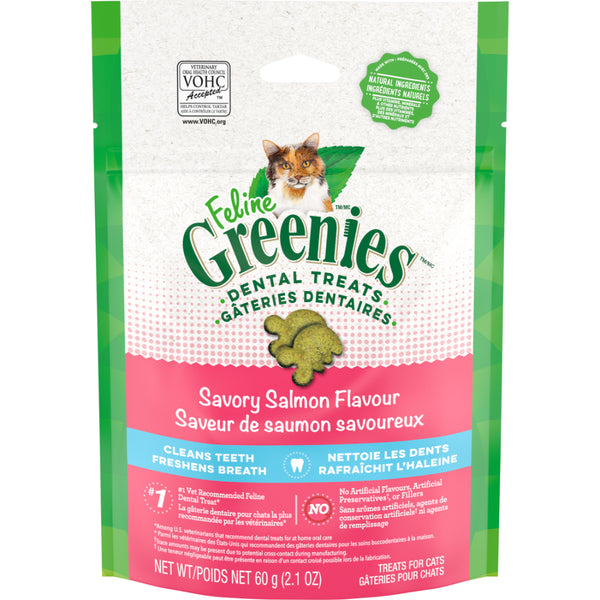 Greenies Dental Treat Salmon 2.1OZ | Cat