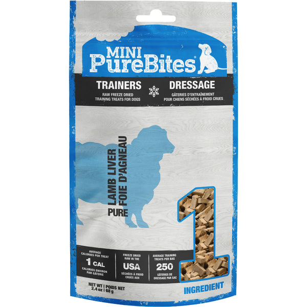 PureBites Trainers Lamb Liver Mini 68G | Dog