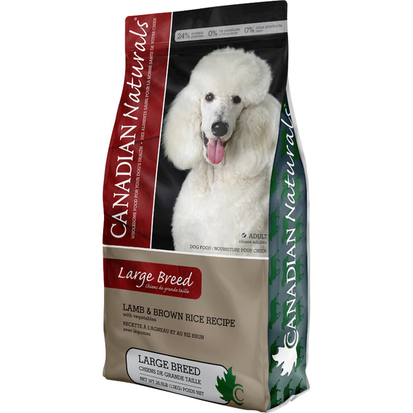 Canadian Naturals Lamb & Rice Large Breed 26.5LB