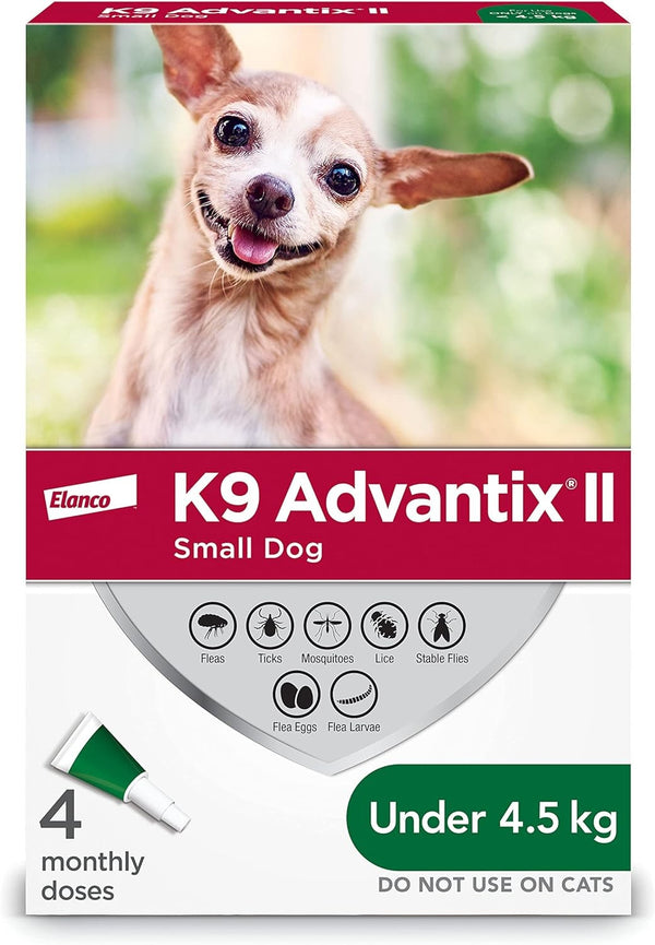 Advantix II - Small Dog Under 4.5kg 4pk