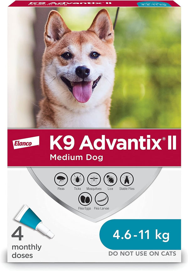 Advantix II - Medium Dog 4.6-11kg 4pk