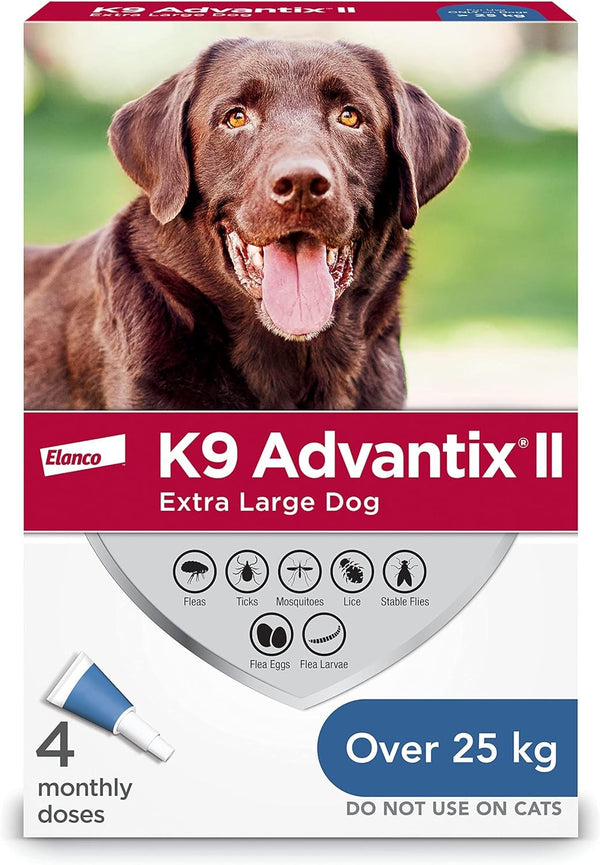 Advantix II - Extra Large Dog 25kg+ 4pk