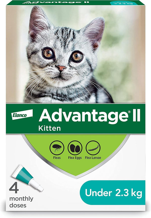 Advantage II - Kitten Under 2.3kg 4pk