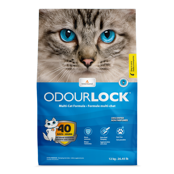 Odour Lock Clumping Unscented Litter 12kg